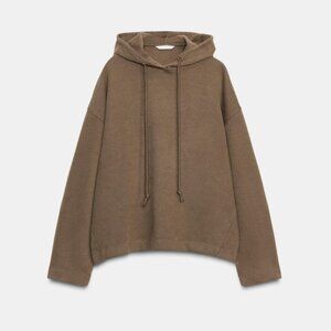 Zara SOFT HOODIE Dark Mink